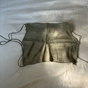 Zara Matte-Finished Silk Open-Back Top – Perfect for Nights Out, Worn Once